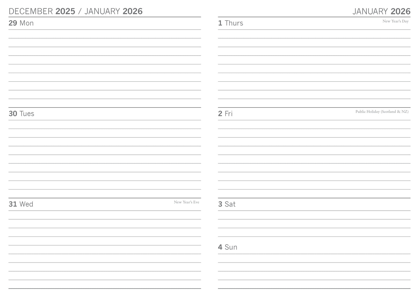 Adorable Dogs A5 Padded 2026 Diary