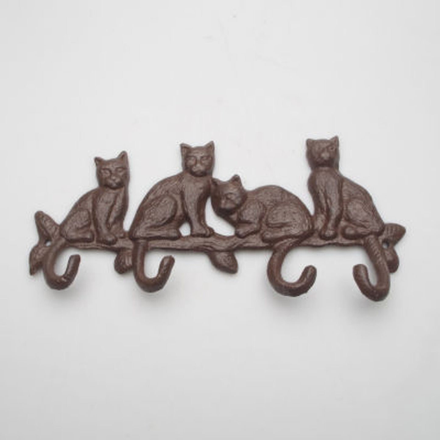 Cast Iron Four Cats Hook
