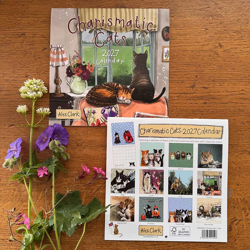 Charismatic Cats 2027 Calendar - by Alex Clark