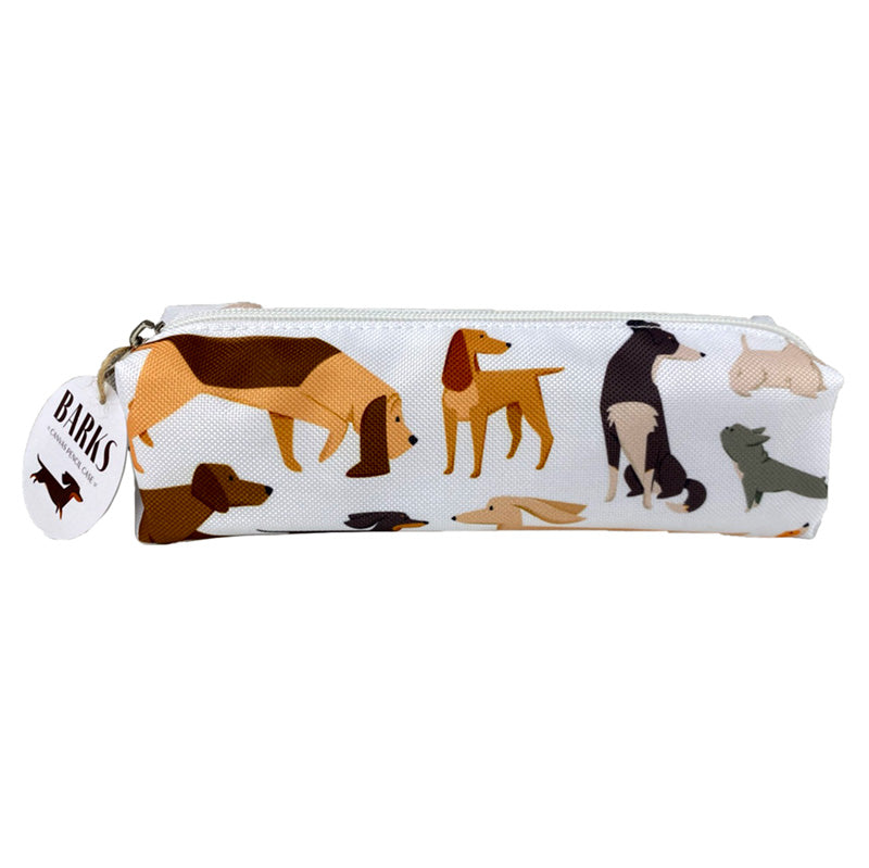 Barks Dog Canvas Pencil Case