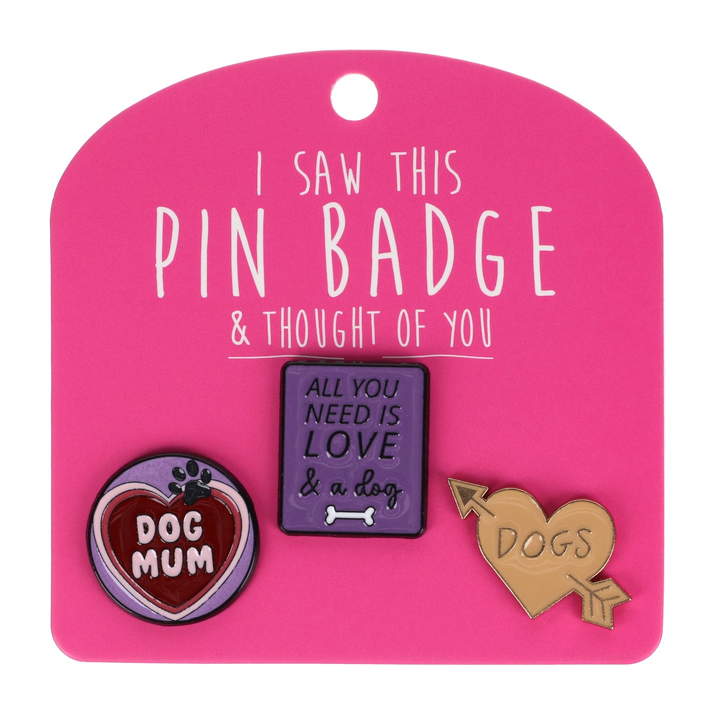 Dog Mum Pin Badges