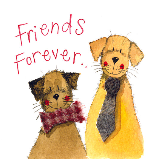Friends Forever Fridge Magnet - by Alex Clark