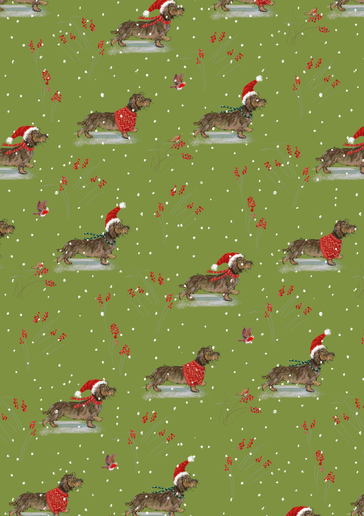 Festive Dogs Gift Wrap