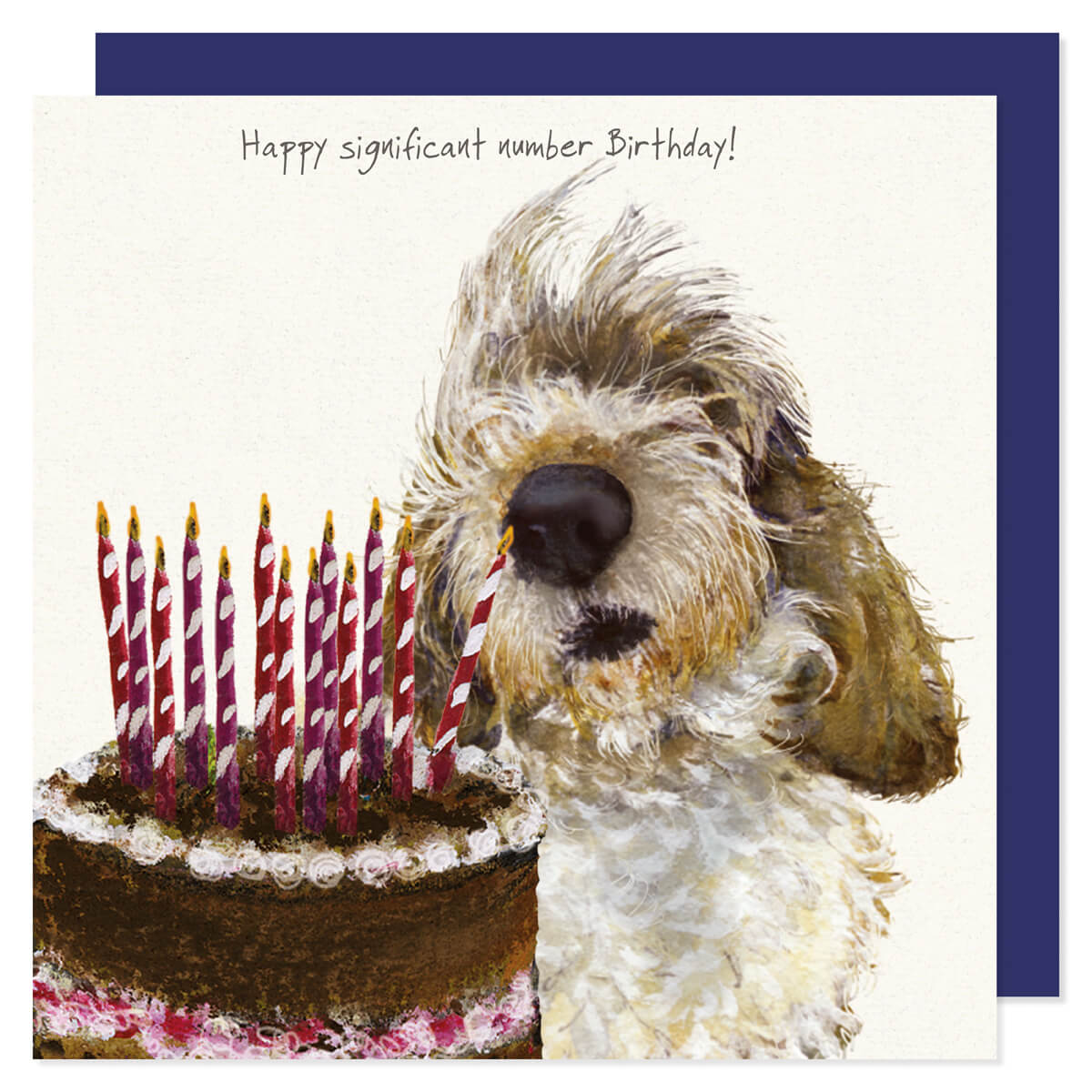 GBGV 'Happy Significant Number' Birthday Card - by Little Dog Laughed