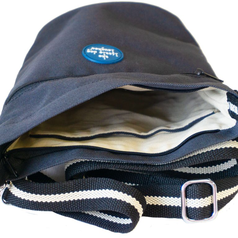 Dog Walkers Bag (Charcoal) - by Little Dog Laughed