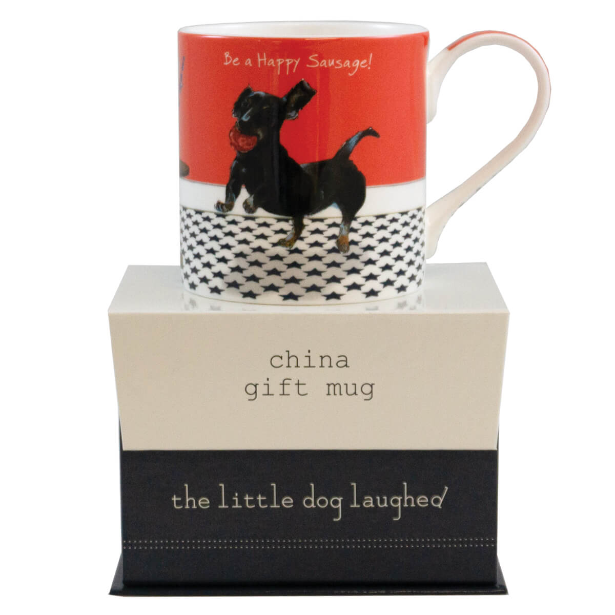 Happy Sausage Mug - by Little Dog Laughed
