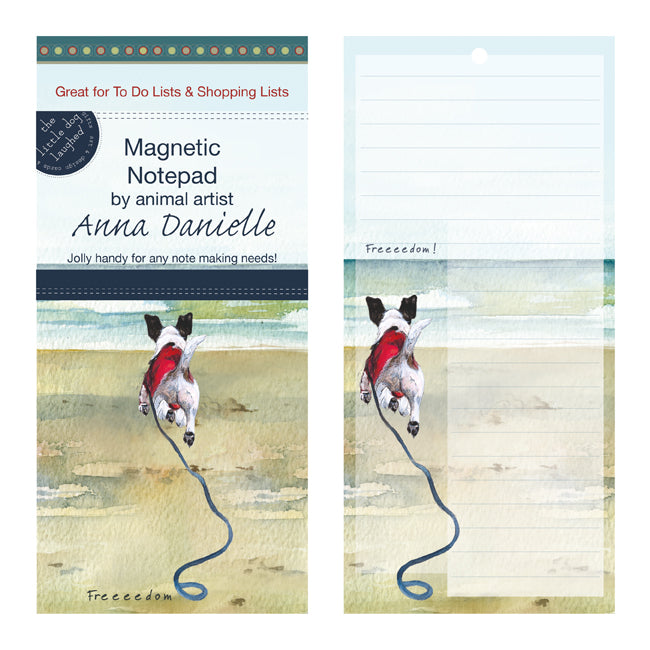 Jack Russell 'Freedom' Magnetic Notepad - by Little Dog Laughed