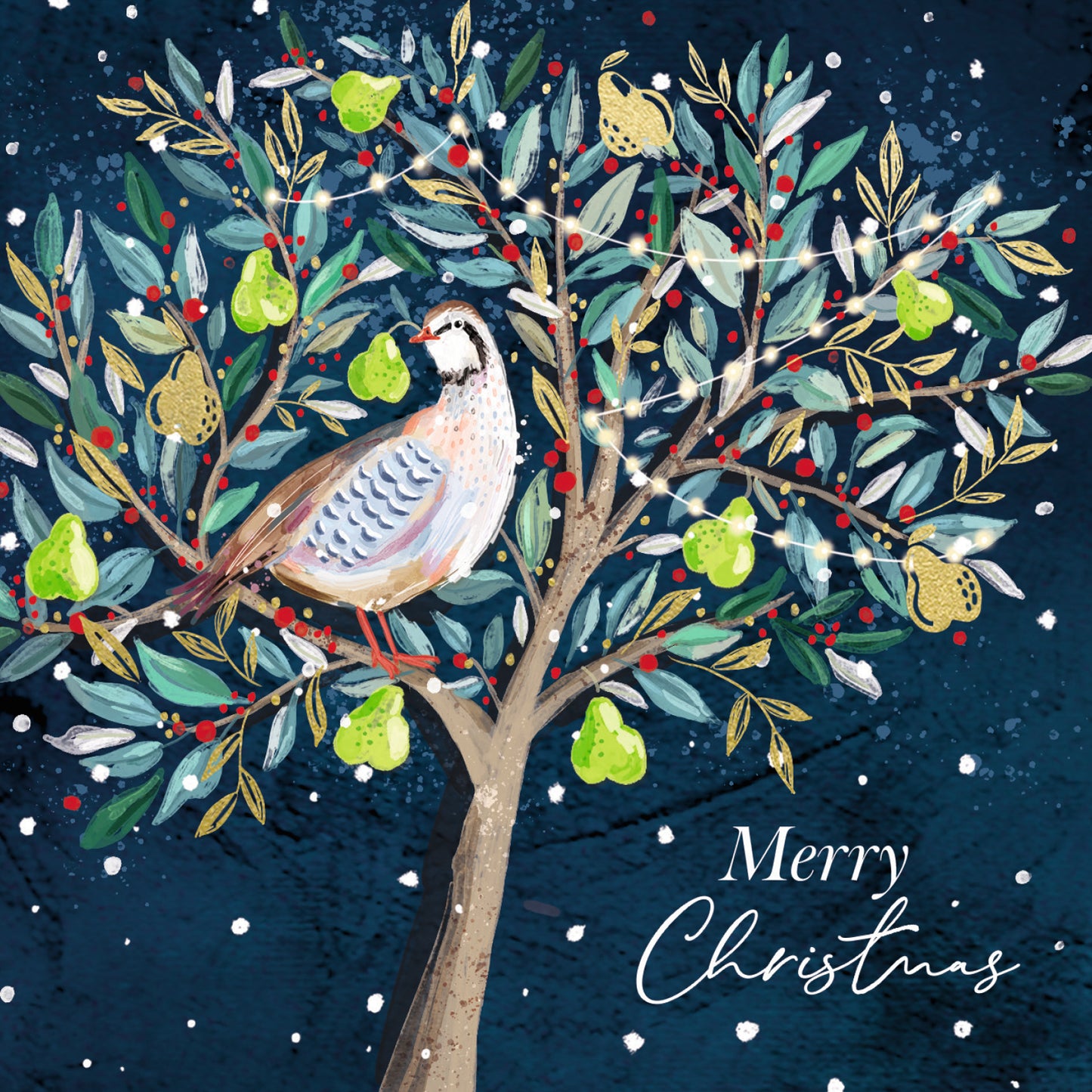 Christmas Cards Pack of 10 - Pretty Partridge