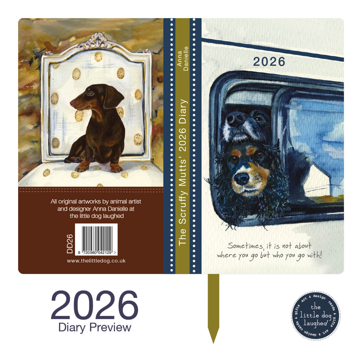 Scruffy Mutts 2026 Diary - by Little Dog Laughed