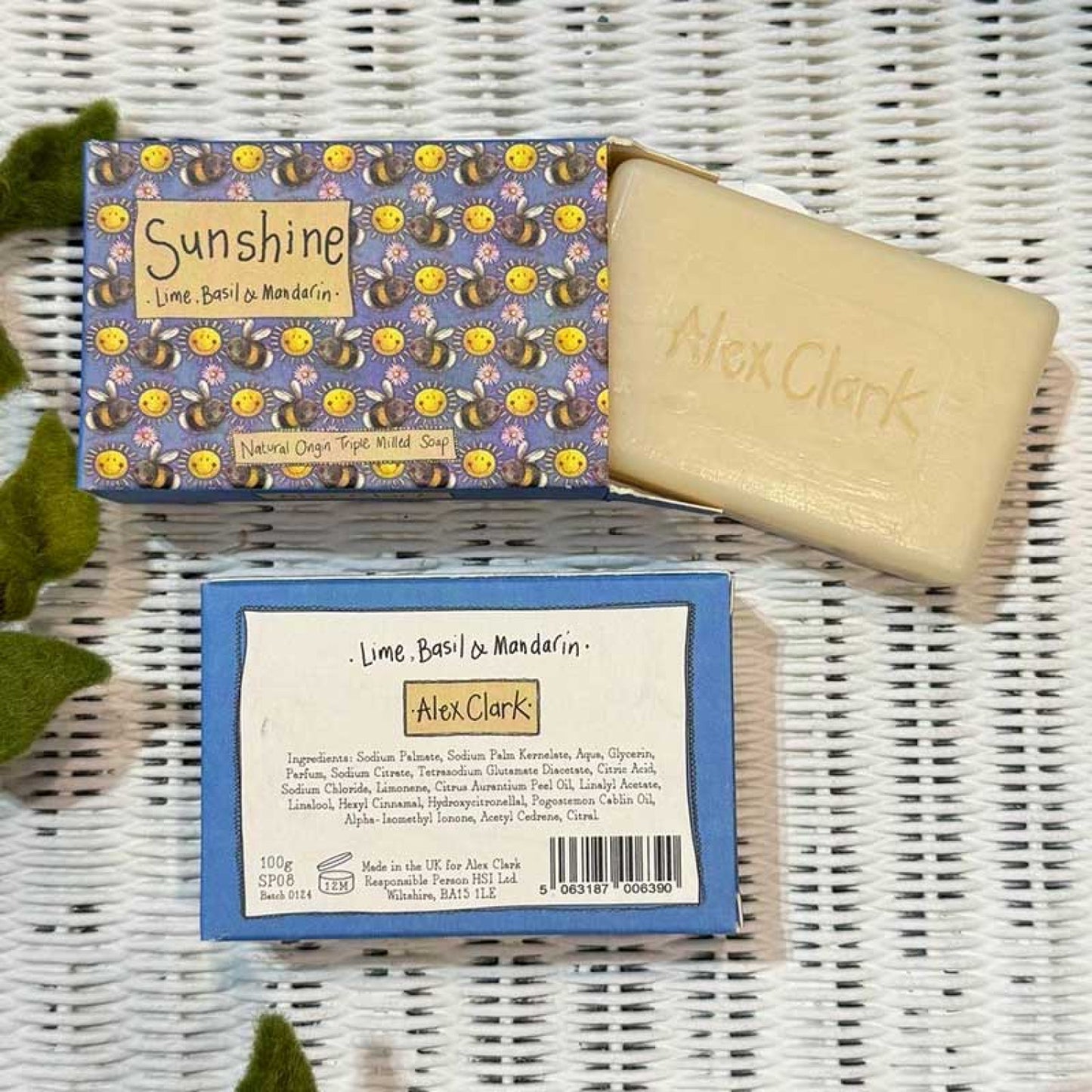 Sunshine - Lime, Basil & Mandarin Soap
