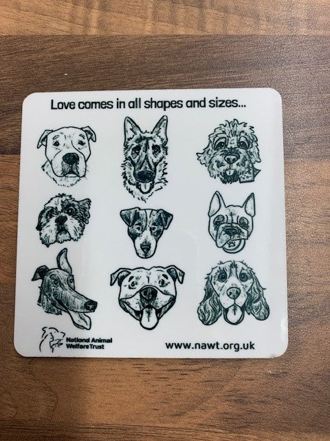 NAWT Doodle Design Coaster