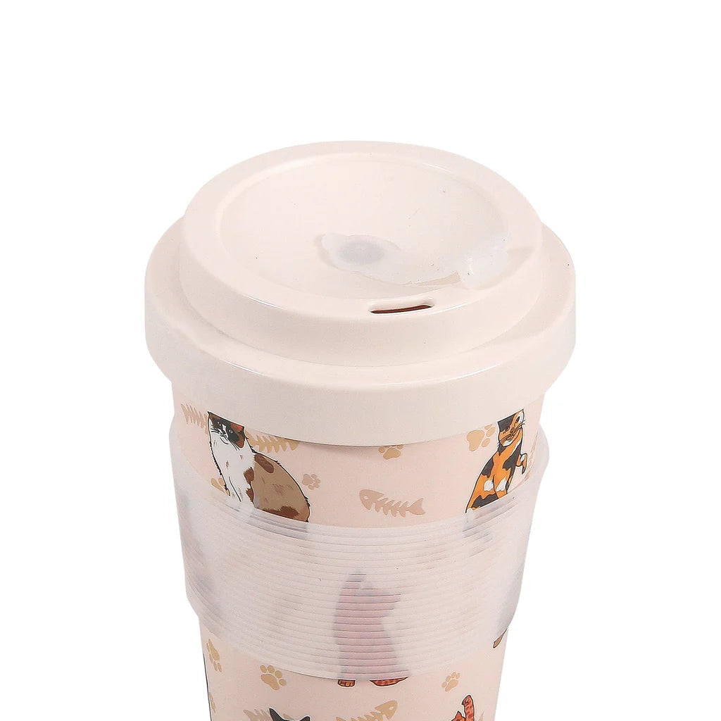 Eco Chic Recycled Travel Cup Beloved Cats