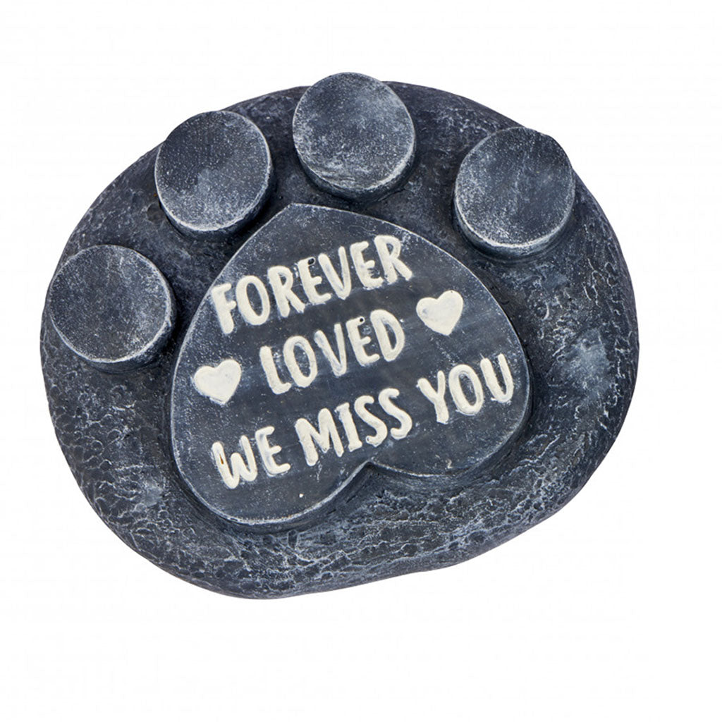 Dog & Cat Paw Memorial Stone