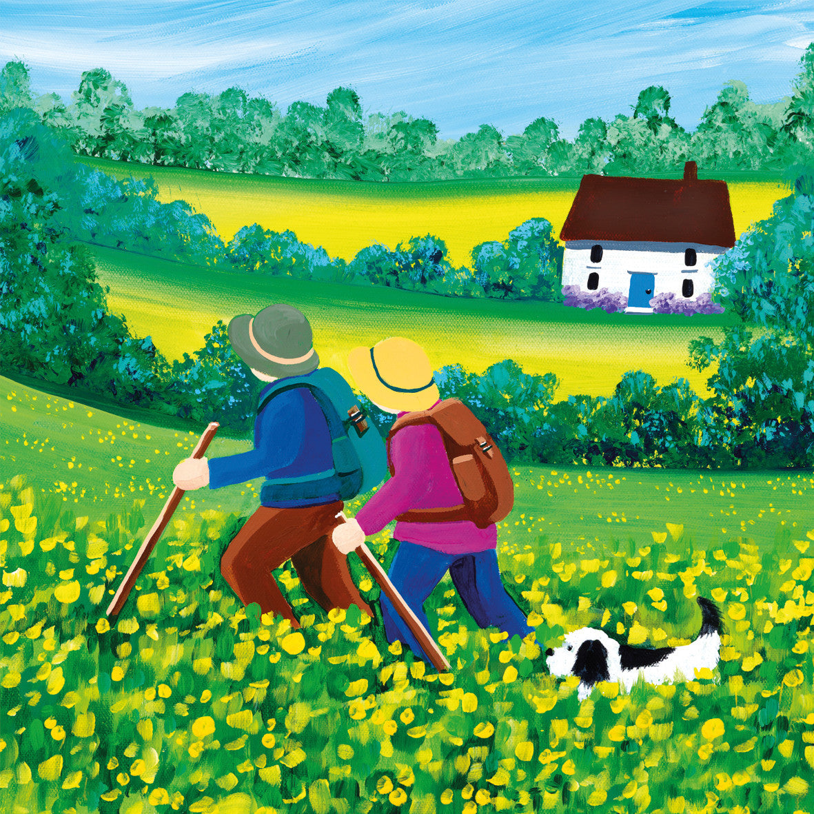 Buttercup Meadows Greeting Card - Eco Friendly Co.