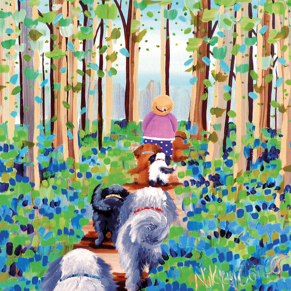 Family Walk Greeting Card - Eco Friendly Co.
