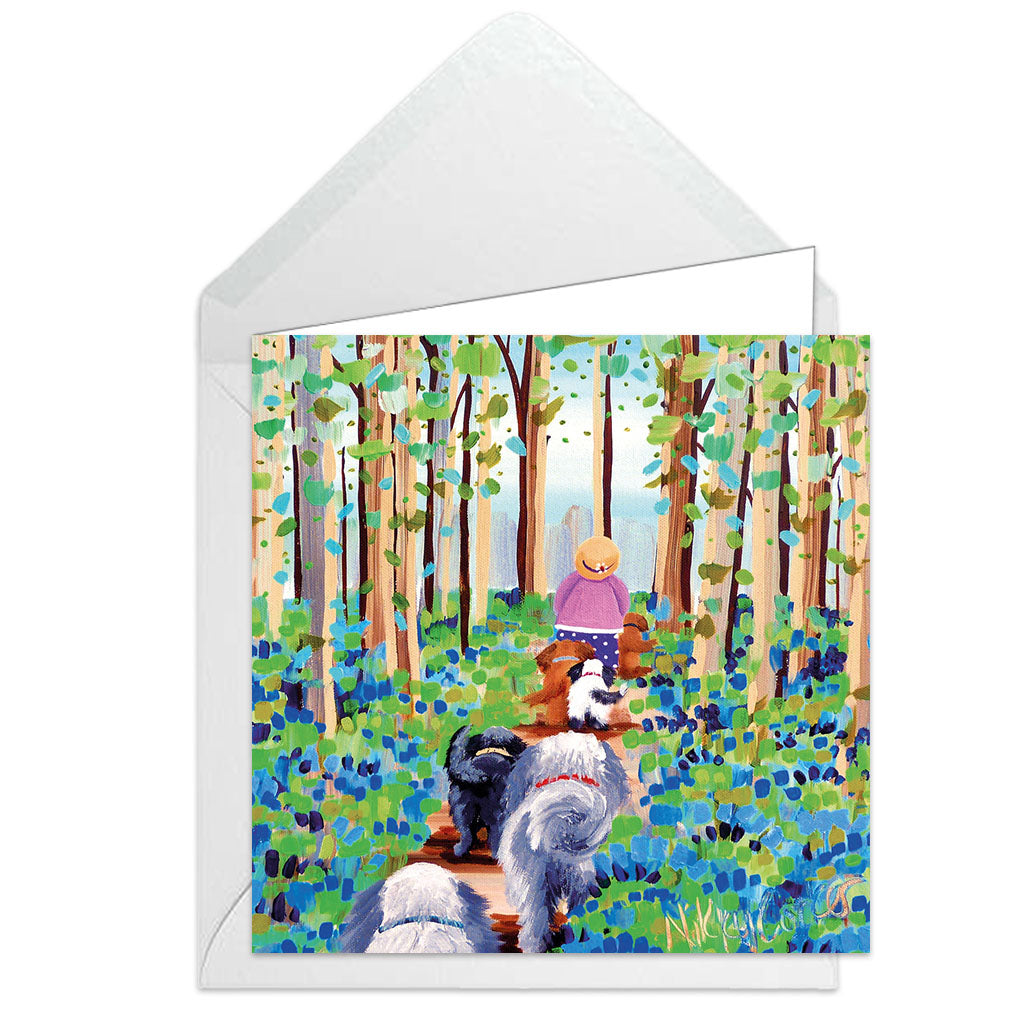 Family Walk Greeting Card - Eco Friendly Co.