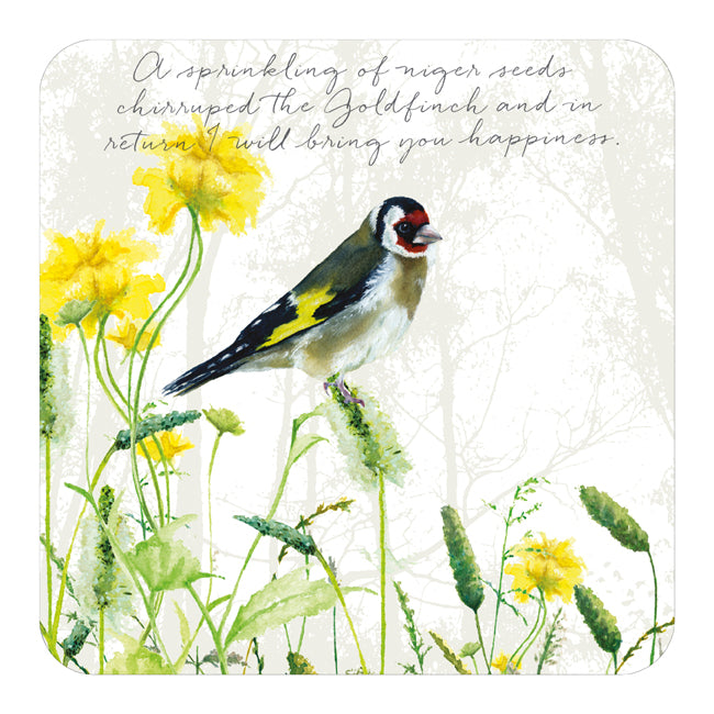 Goldfinch Coaster