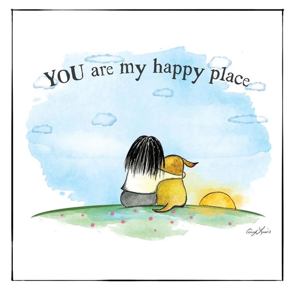 You Are My Happy Place Greeting Card