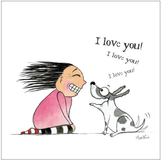 I love you, I love you Greeting Card