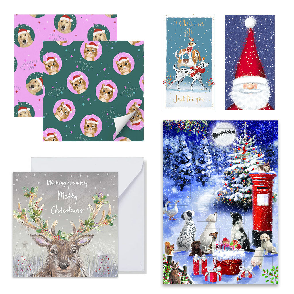 Animal Charity Christmas Cards and Gift Wrap National Animal Welfare