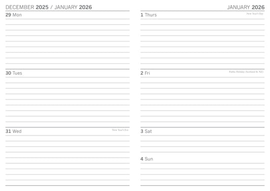 Adorable Dogs A5 Padded 2026 Diary