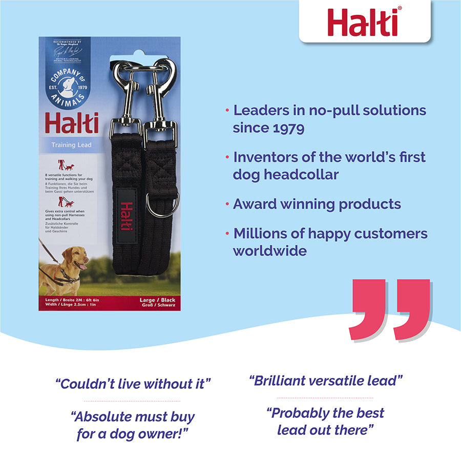 Halti training double ended lead - large