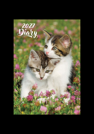 Cute Kittens A5 Padded 2027 Diary