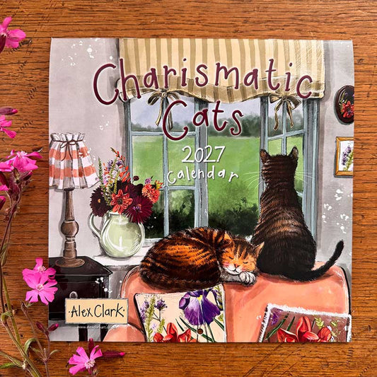 Charismatic Cats 2027 Calendar - by Alex Clark