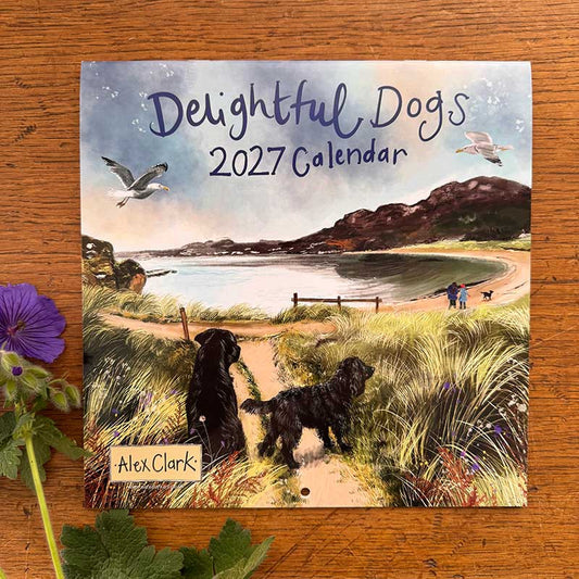 Delightful Dogs 2027 Calendar - by Alex Clark