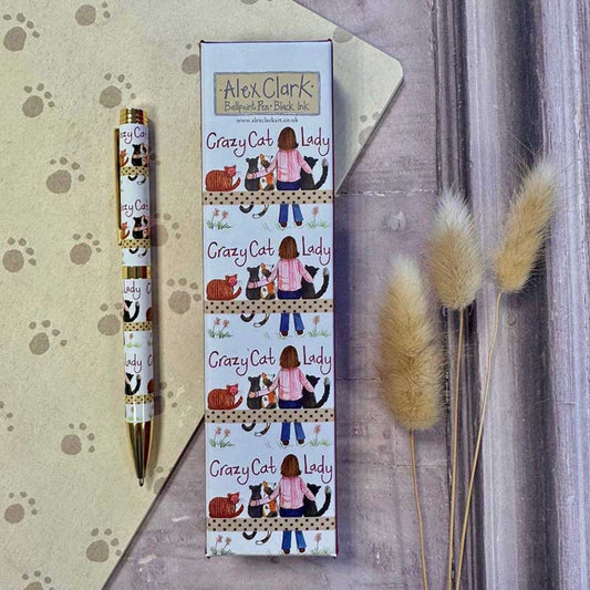 Crazy Cat Lady Pen - by Alex Clark