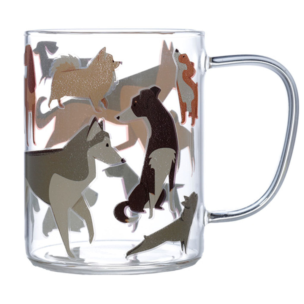 Barks Dog Glass Coffee Mug