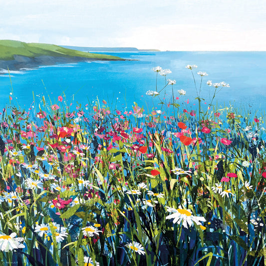 All The Wild Flowers Greeting Card - by Claire Henley