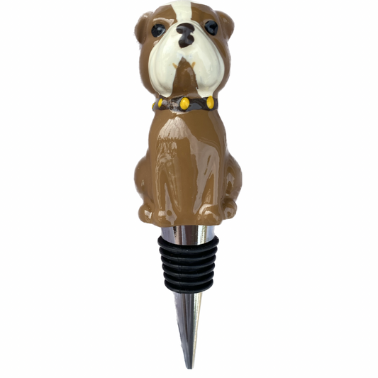 British Bulldog Bottle Stopper