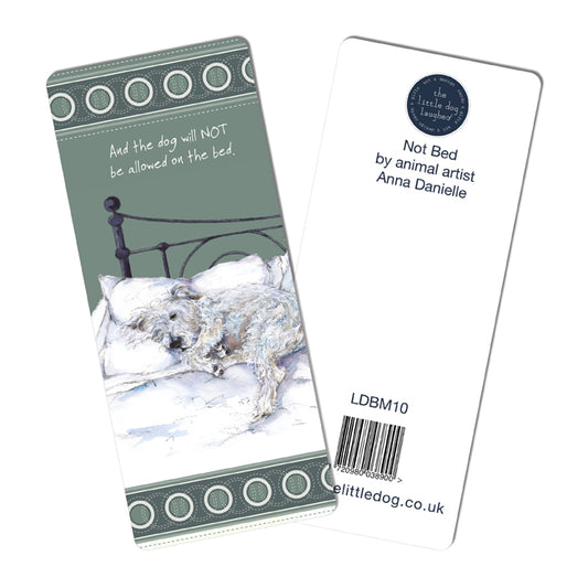 Rough Coated Terrier Bookmark - by Little Dog Laughed