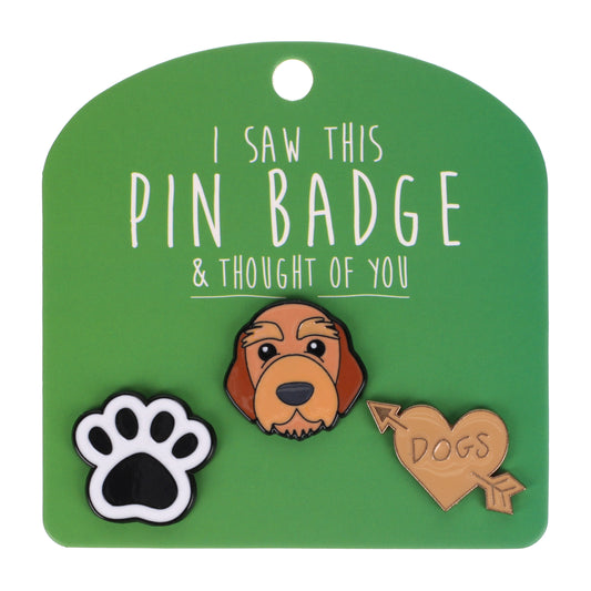 Dog Pin Badges