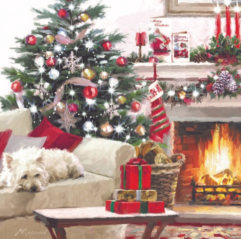 Christmas Cards Pack of 10 - Fireside Snuggles