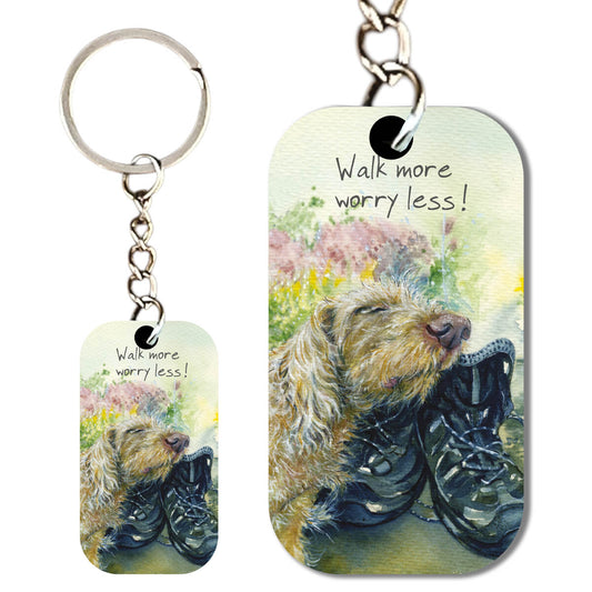 Hungarian Wirehaired Vizsla Keyring