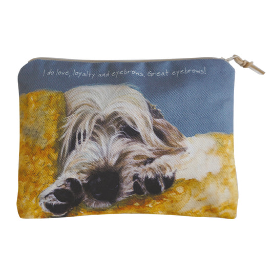 Grand Basset Griffon Vendéen Zip Purse - by Little Dog Laughed