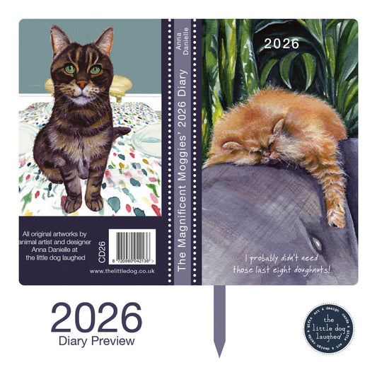 Magnificent Moggies 2026 Diary - by Little Dog Laughed