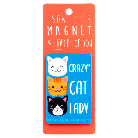 Fridge Magnet "Crazy Cat Lady"