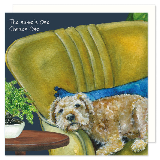 Lakeland Terrier 'Chosen one' Greeting Card - by Little Dog Laughed