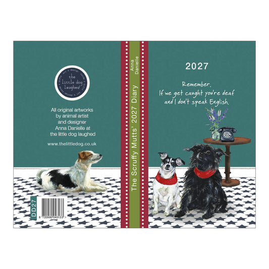 Scruffy Mutts 2027 Diary - by Little Dog Laughed