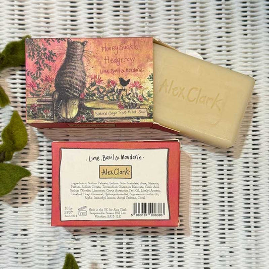 Honeysuckle Hedgerow - Lime, Basil & Mandarin Soap