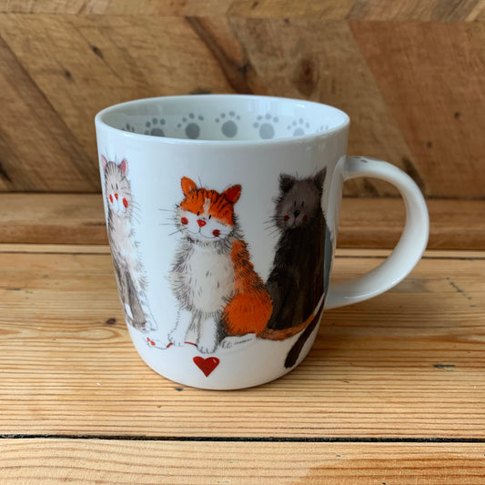 The Good the bad (AKA Charismatic cat) - Mug - by Alex Clark