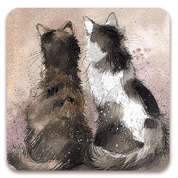 Tilly & Tabby Cat Coaster