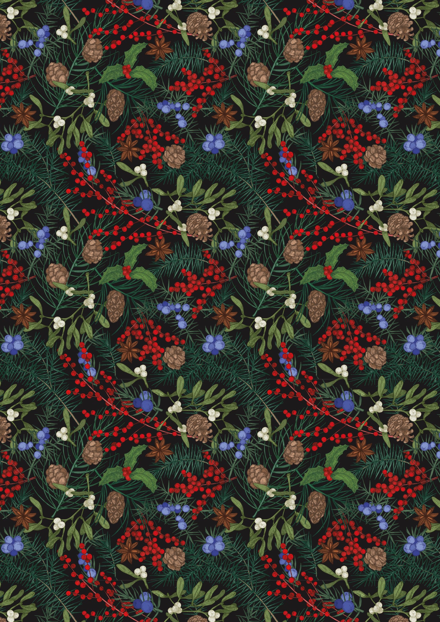 Winter Foliage Gift Wrap
