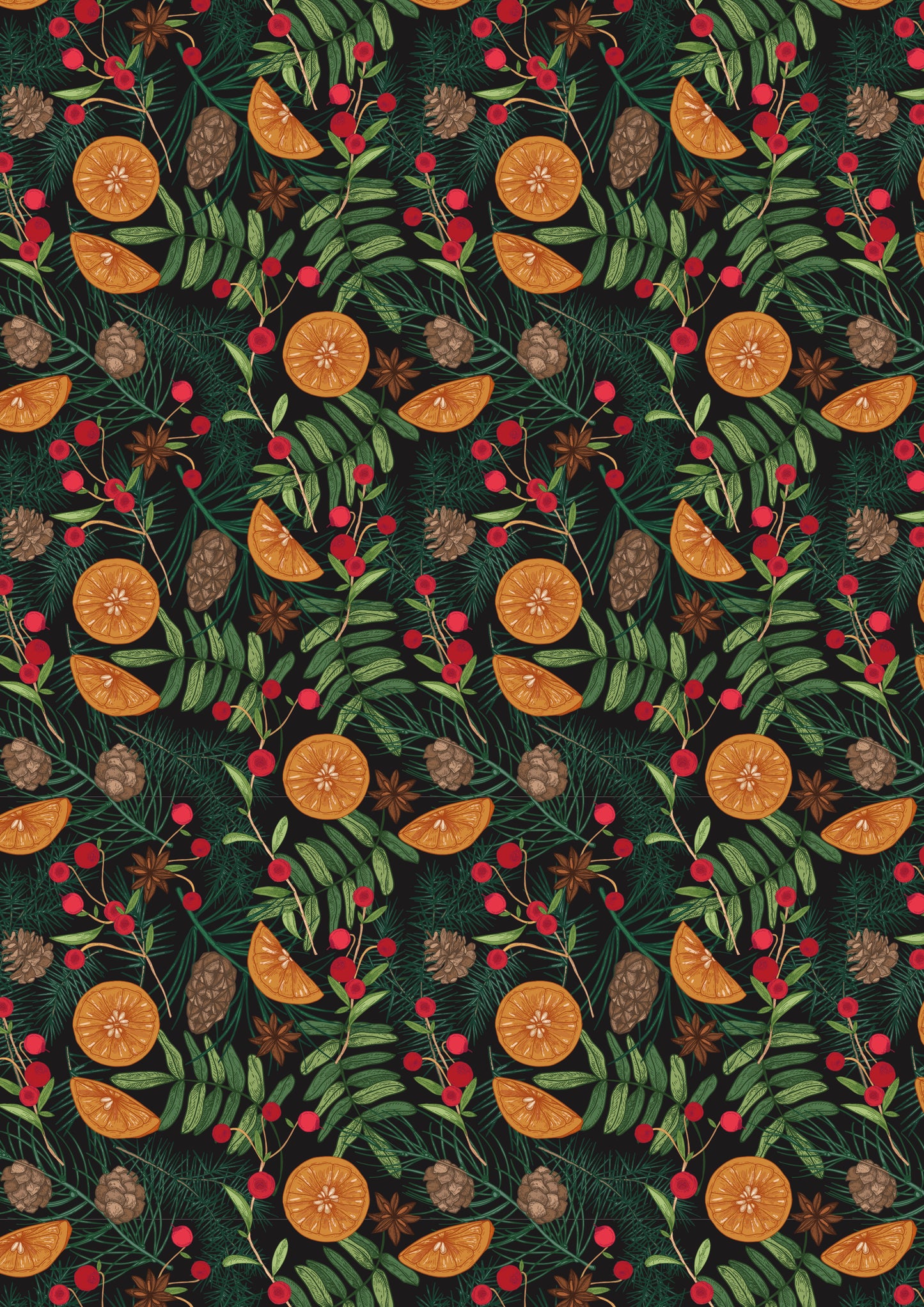 Winter Foliage Gift Wrap