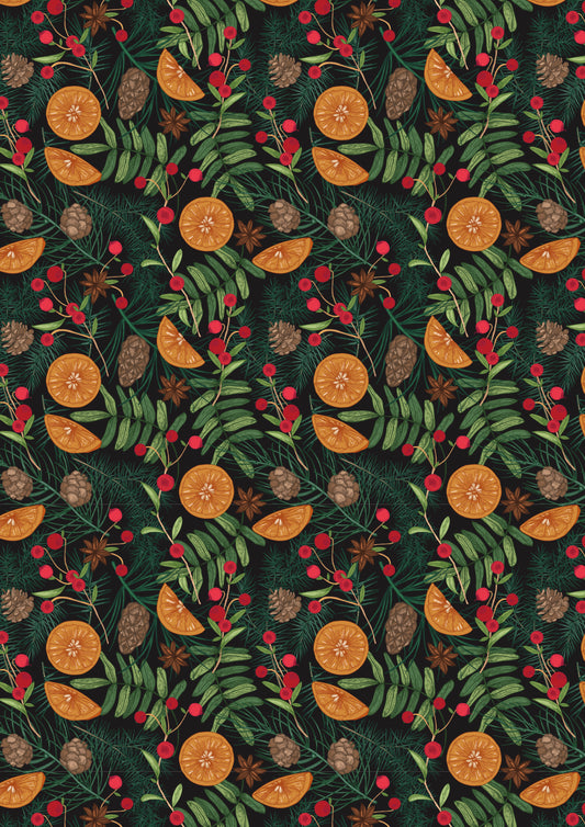 Winter Foliage Gift Wrap