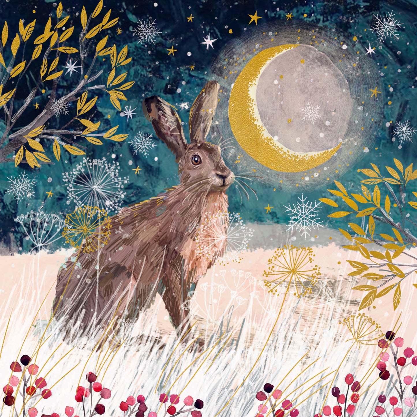 Christmas Cards Pack of 10 - Winter Hare