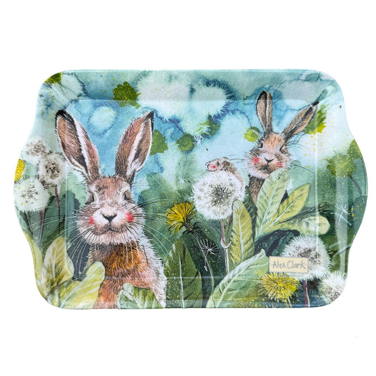 Rabbit Ears Up Small Tray - by Alex Clark